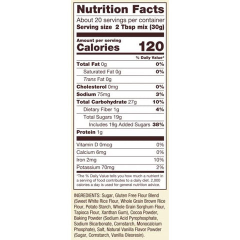 GF BROWNIE MIX 21OZ (#105505)