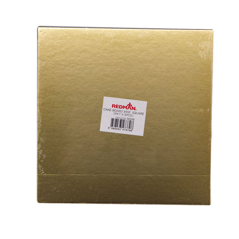 KHUÔN BÁNH 8" VUÔNG/VÀNG 5 CHIẾC (#56348)