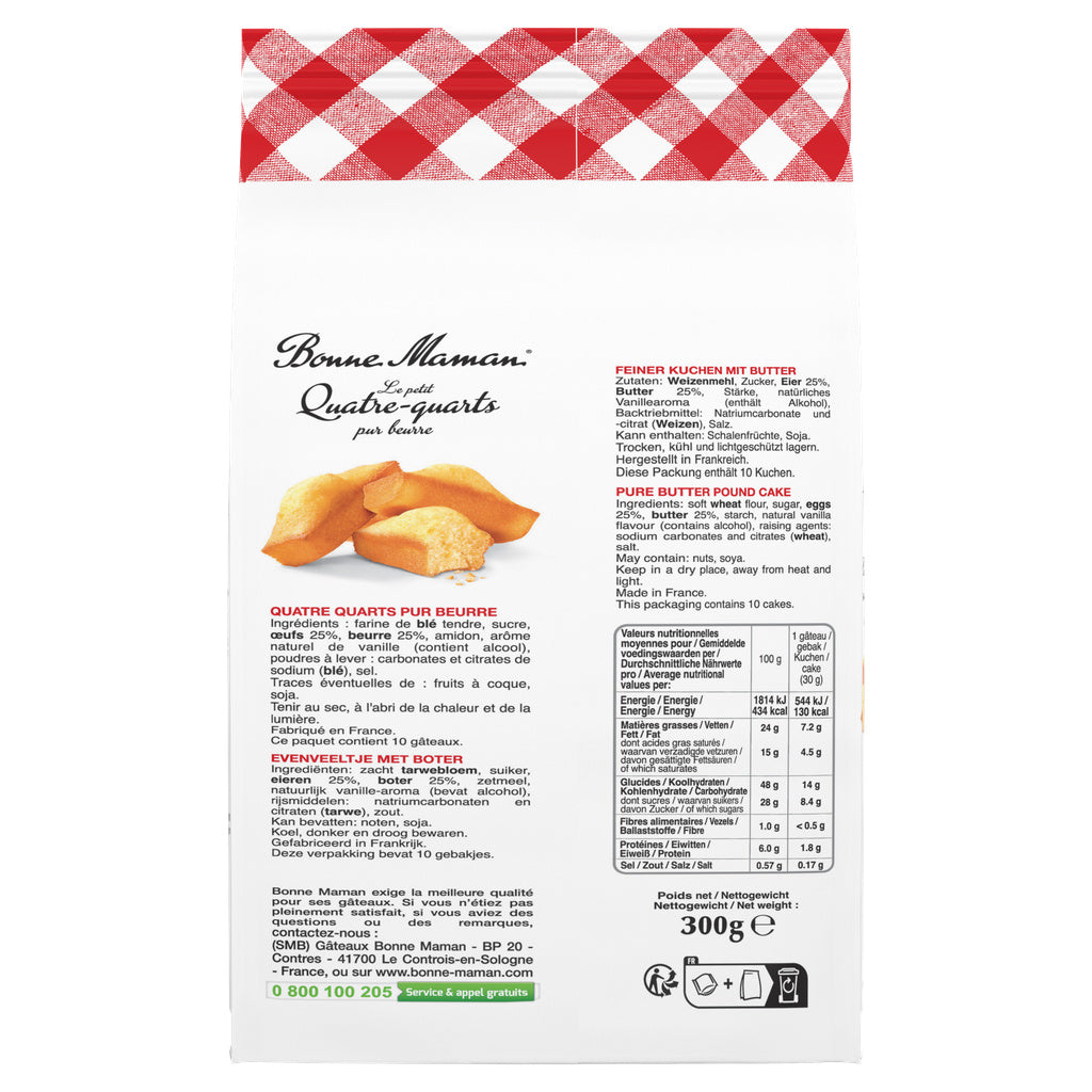 BISCUIT SMALL POUND CAKES X10 300G (