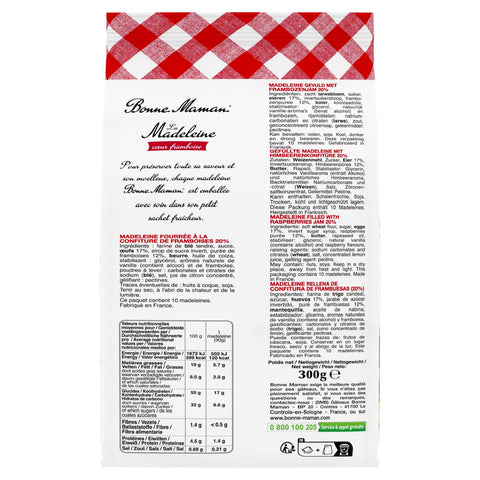 MADELEINE RASPB HEART 300G (#128196)
