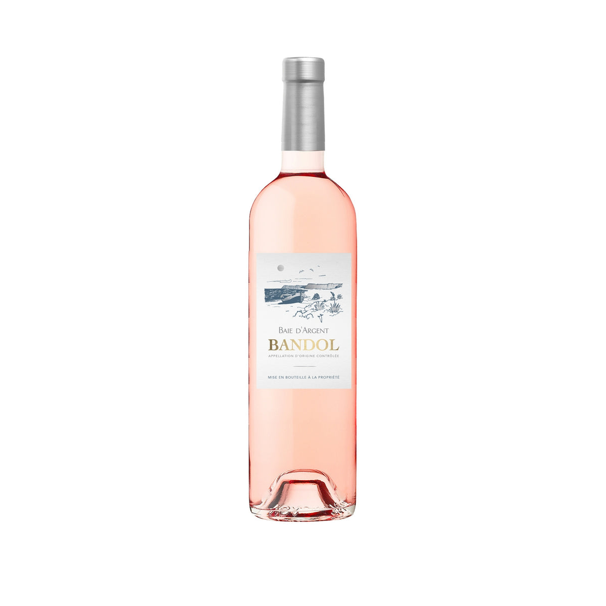 VIN ROSE AOP BANDOL 75CL BAIE.ARGENT (