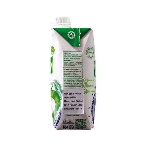 NƯỚC DỪA UHT KHÔNG ĐƯỜNG 330ML (#101775)