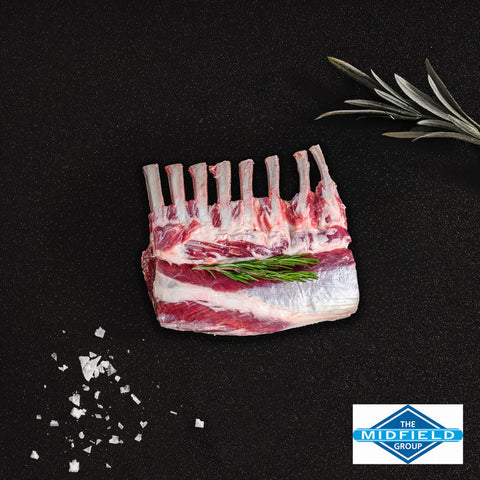 FROZEN AU LAMB RACK FRENCHED CAP OFF (#111206)