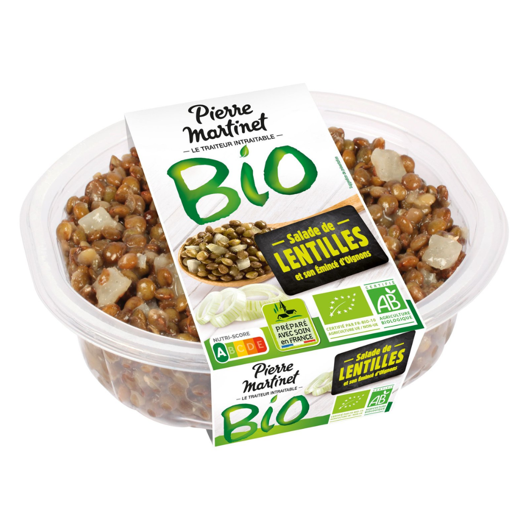 SALAD ORGANIC LENTILS 200G (