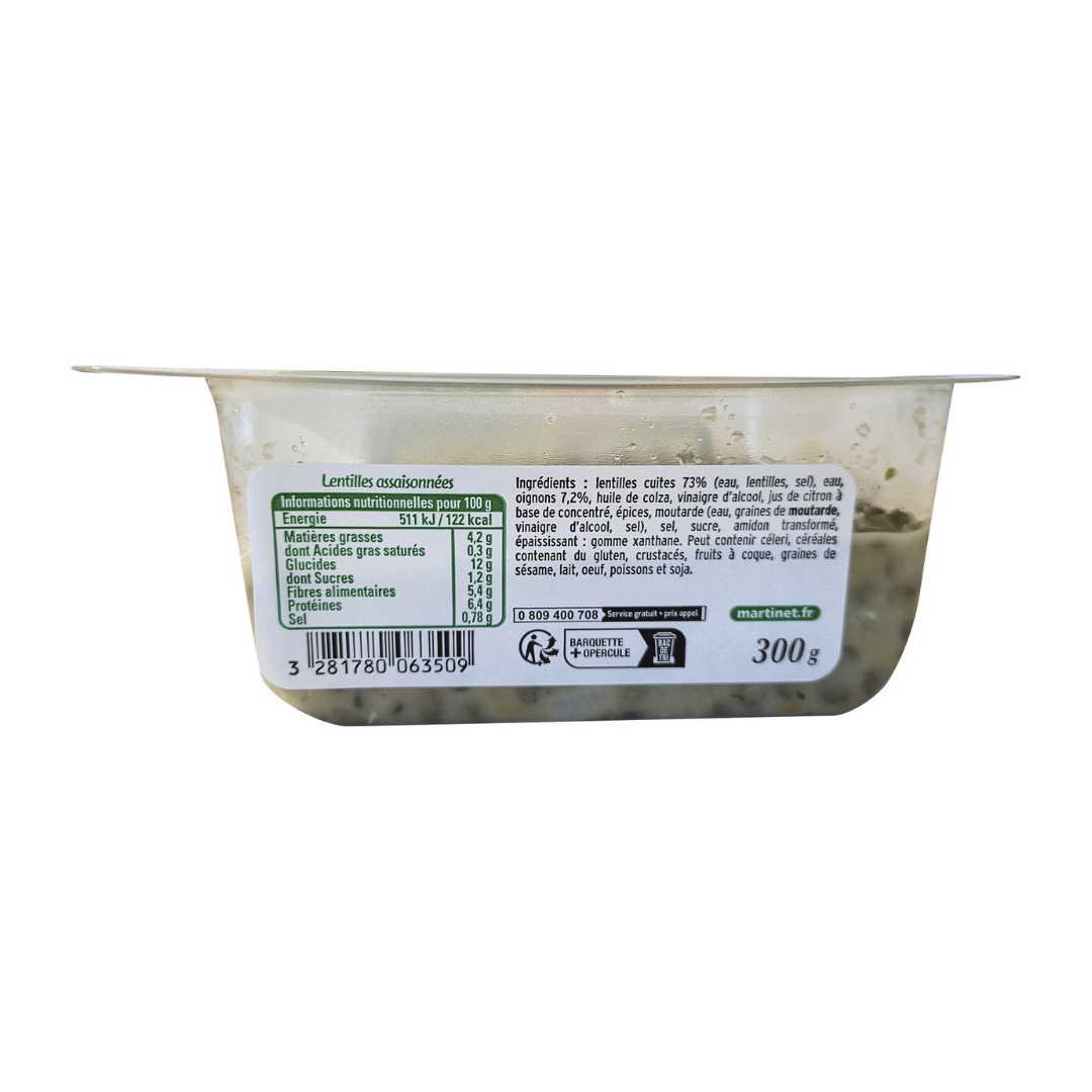 SALAD LENTILS LYON 300G (