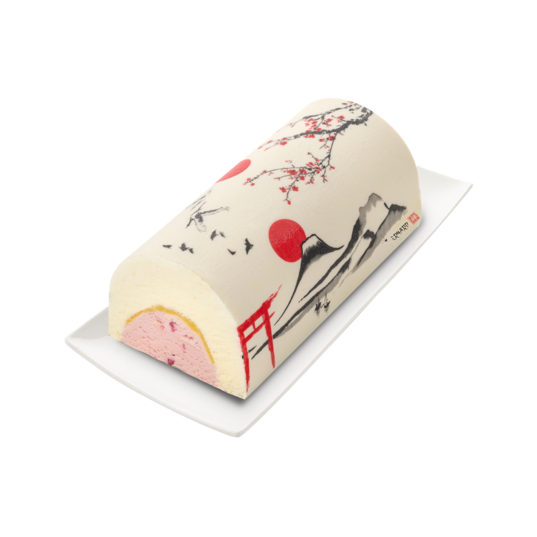 FROZEN LOG CAKE YUZU SAKURA 460G (