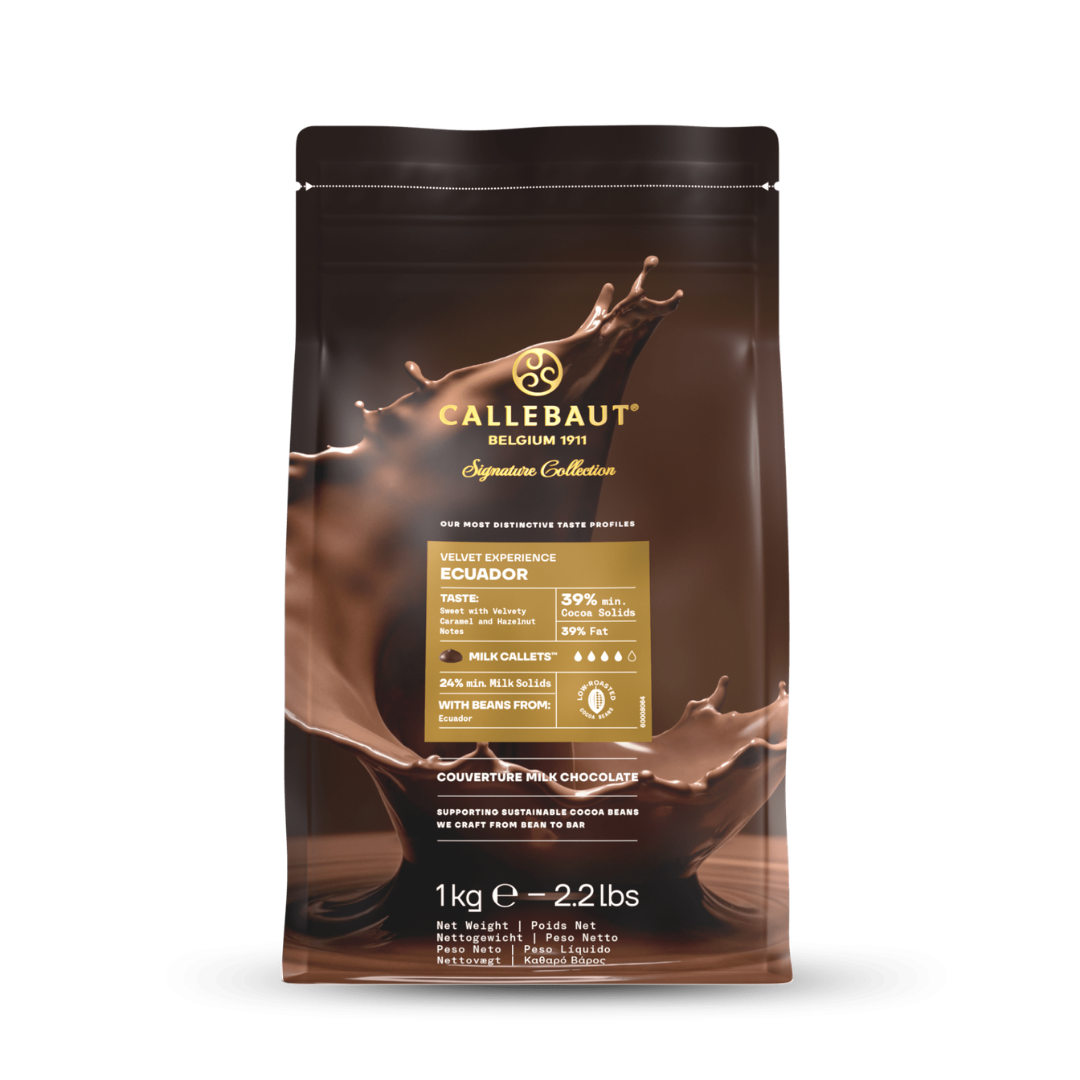 CHOC MILK VELVET ECUADOR 39% 1KG / CALLEBAUT CHM-P1VEECU-E1 (