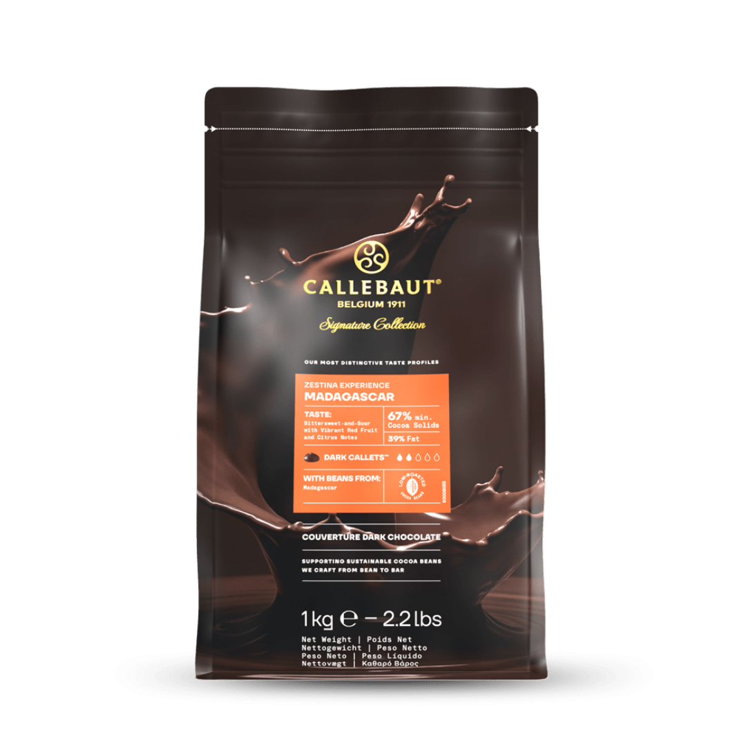CHOC DARK ZESTINA MADAGASCAR 67% 1KG / CALLEBAUT CHD-S1ZEMAD (