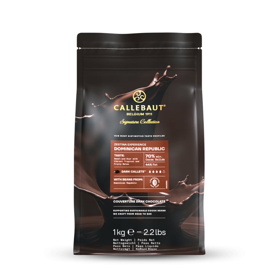 CHOC DARK DOMINICAN REPUBLIC 70% 1KG / CALLEBAUT CHD-P1ZEDOM (