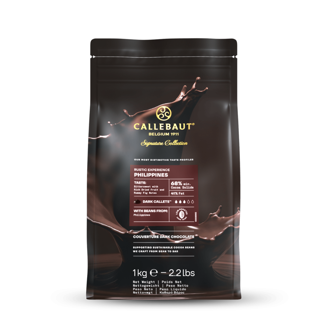 CHOC DARK RUSTIC PHILIPPINES 68% 1KG / CALLEBAUT CHD-Q1RUPHI (