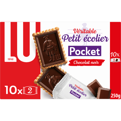 DARK CHOCO POCKT PETIT ECOLIER 250G (#128395)