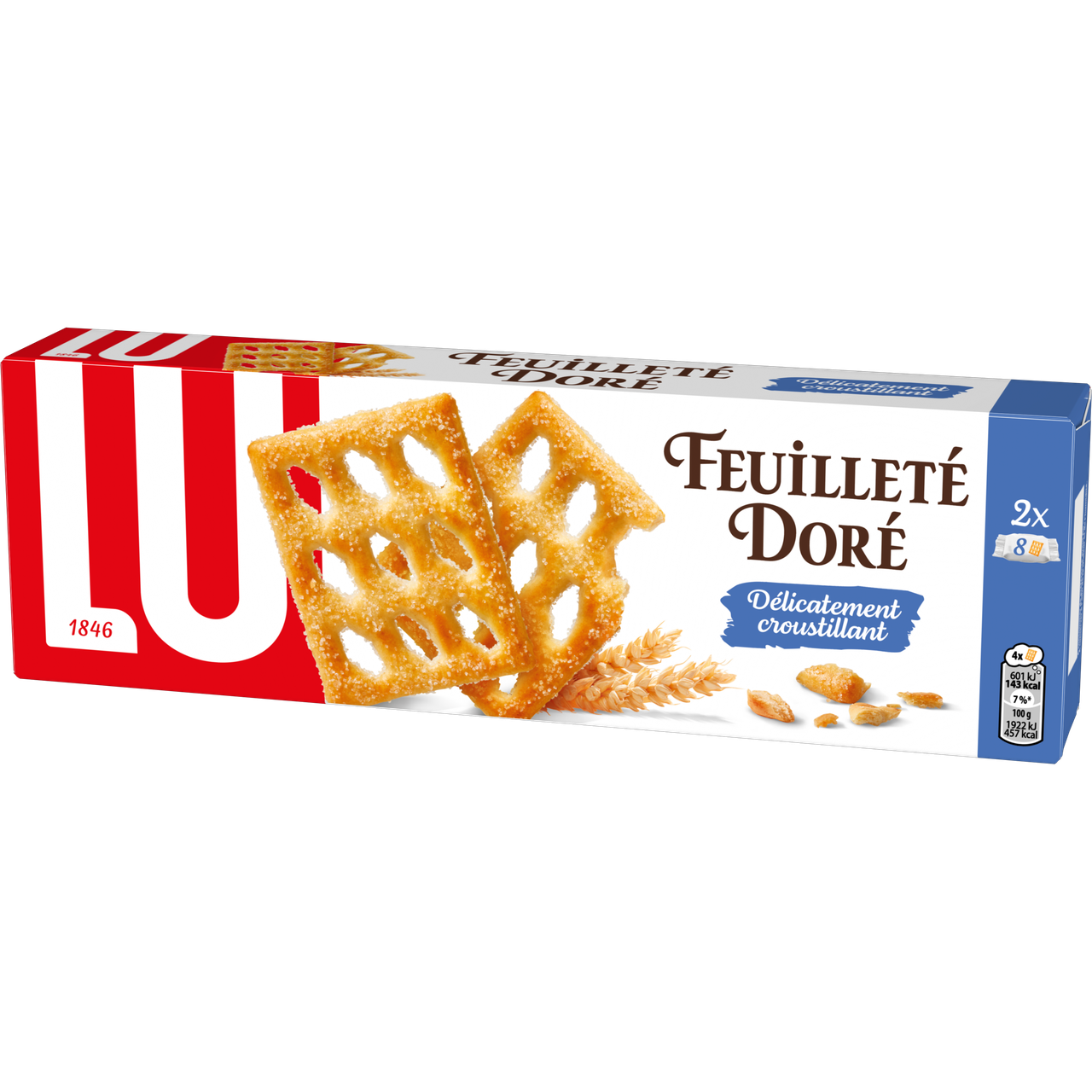 BISCUIT FEUILETE DORE 125G (