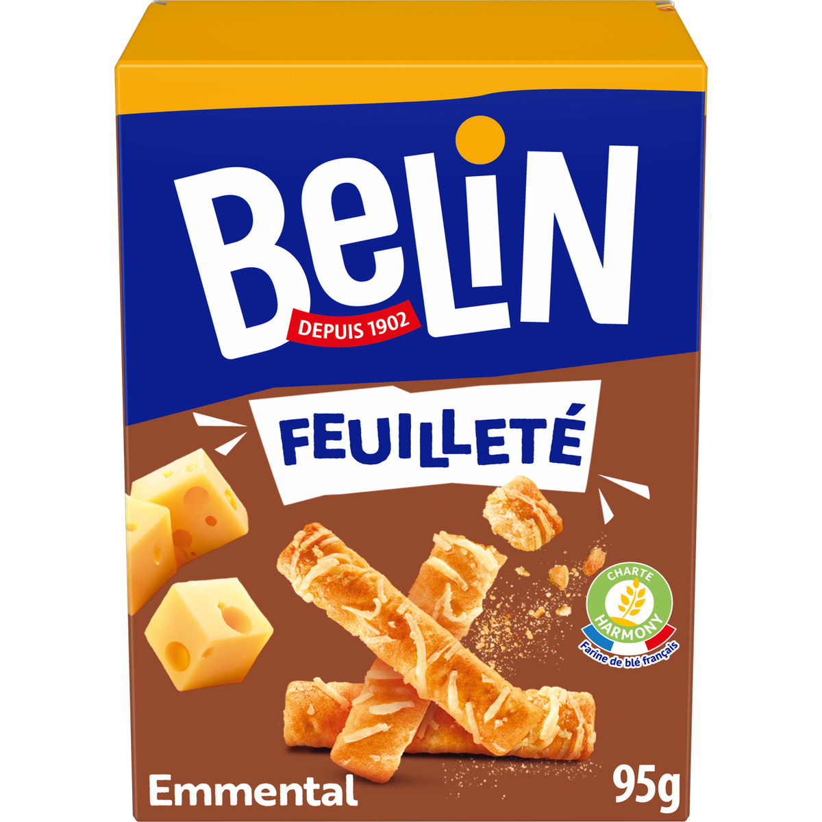 SNACK CHEESE FEUILLETE 95G (