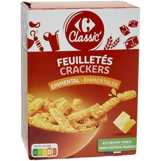 EMMENTAL PUFF PASTRY CRACKERS 85G (
