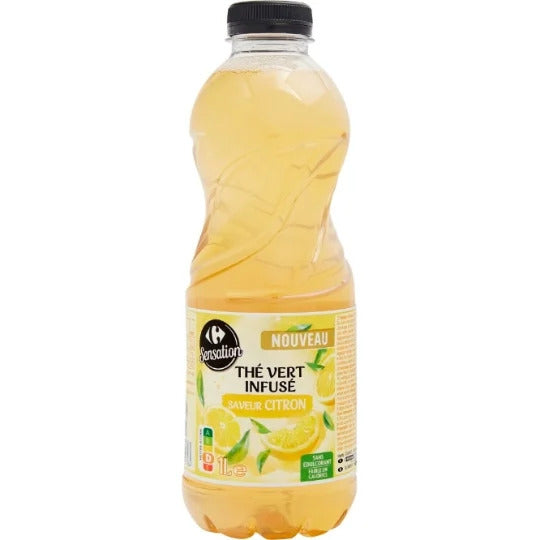 LEMON FLAVORED GREEN TEA DRINK 1L (