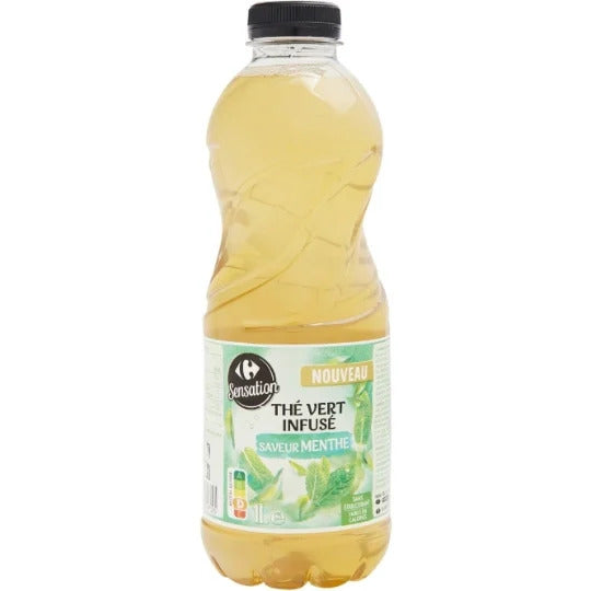 MINT FLAVORED GREEN TEA DRINK 1L (