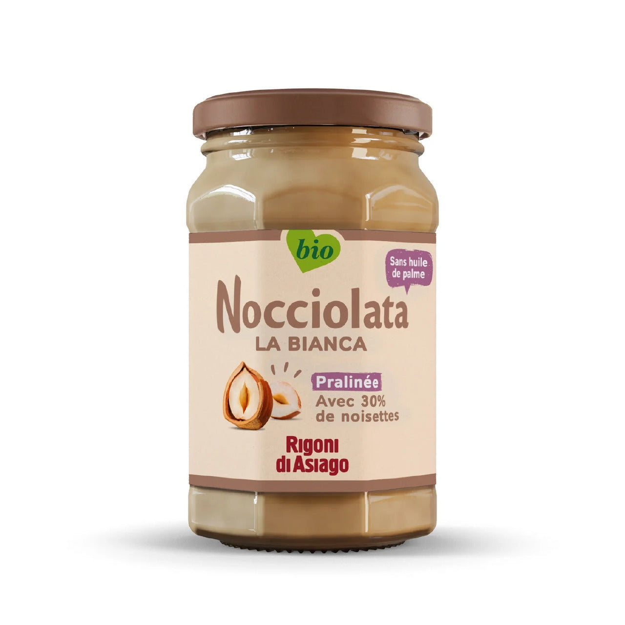 ORGANIC WHITE NOCCIOLATA 250G (