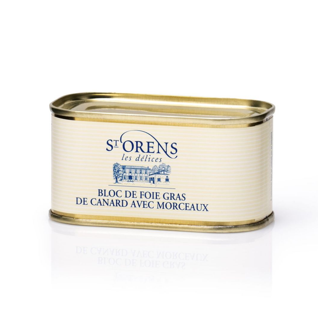 BLOCK DUCK FOIE GRAS WITH PIECES 130G (