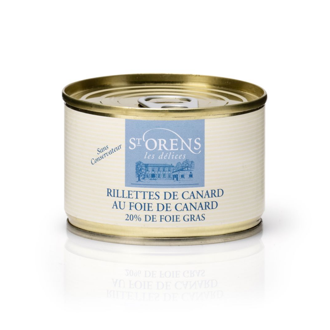 DUCK RILLETTES WITH FOIE GRAS 160G (