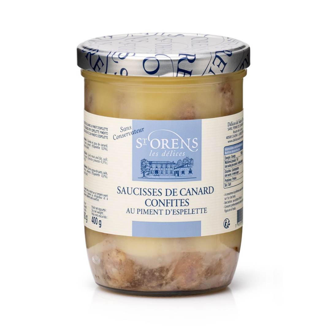 DUCK CONFIT SAUSAGE 750G (
