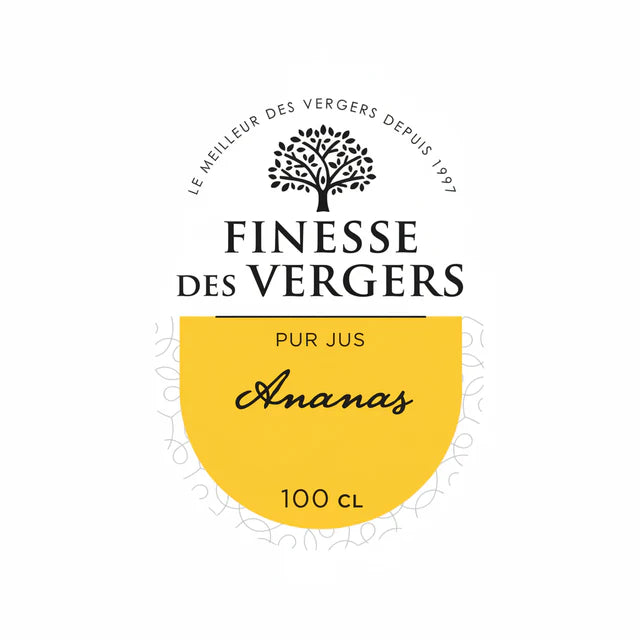 100% PURE PINEAPPLE JUICE 1L (