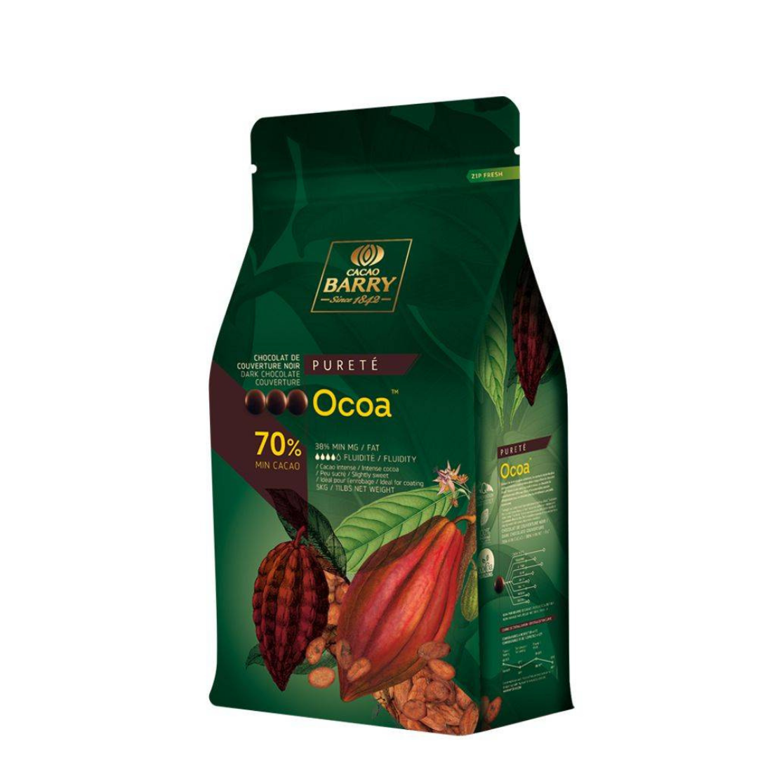 CHOC COUV DARK OCOA 70% 5KG / CACAO BARRY CHD-N70OCOA (