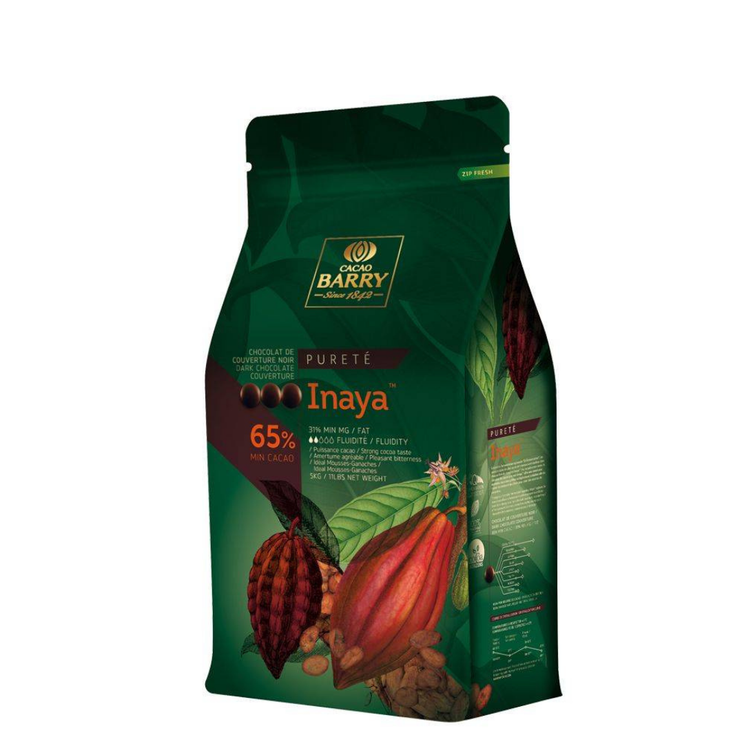 CHOC COUV DARK INAYA 65% 5KG / CACAO BARRY CHD-S65INAY (