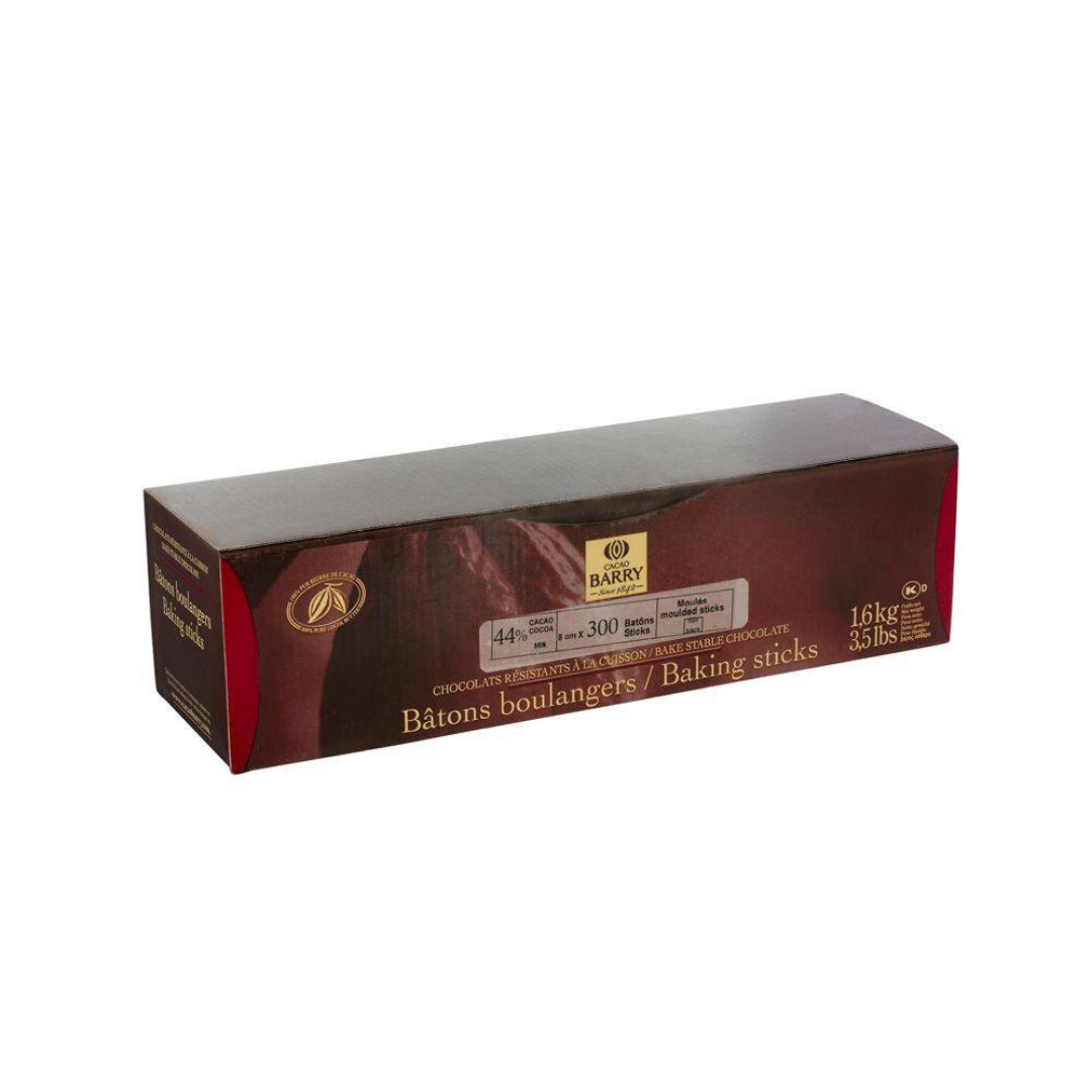 CHOC DARK BAKING STICK EXTRUDED 44% 8CM / CACAO BARRY CHD-BB (