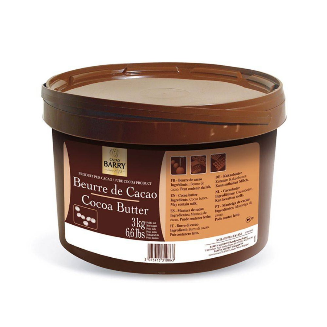 COCOA BUTTER DEODORIZED 3KG / CACAO BARRY NCB-HD703-BYE0-654 (