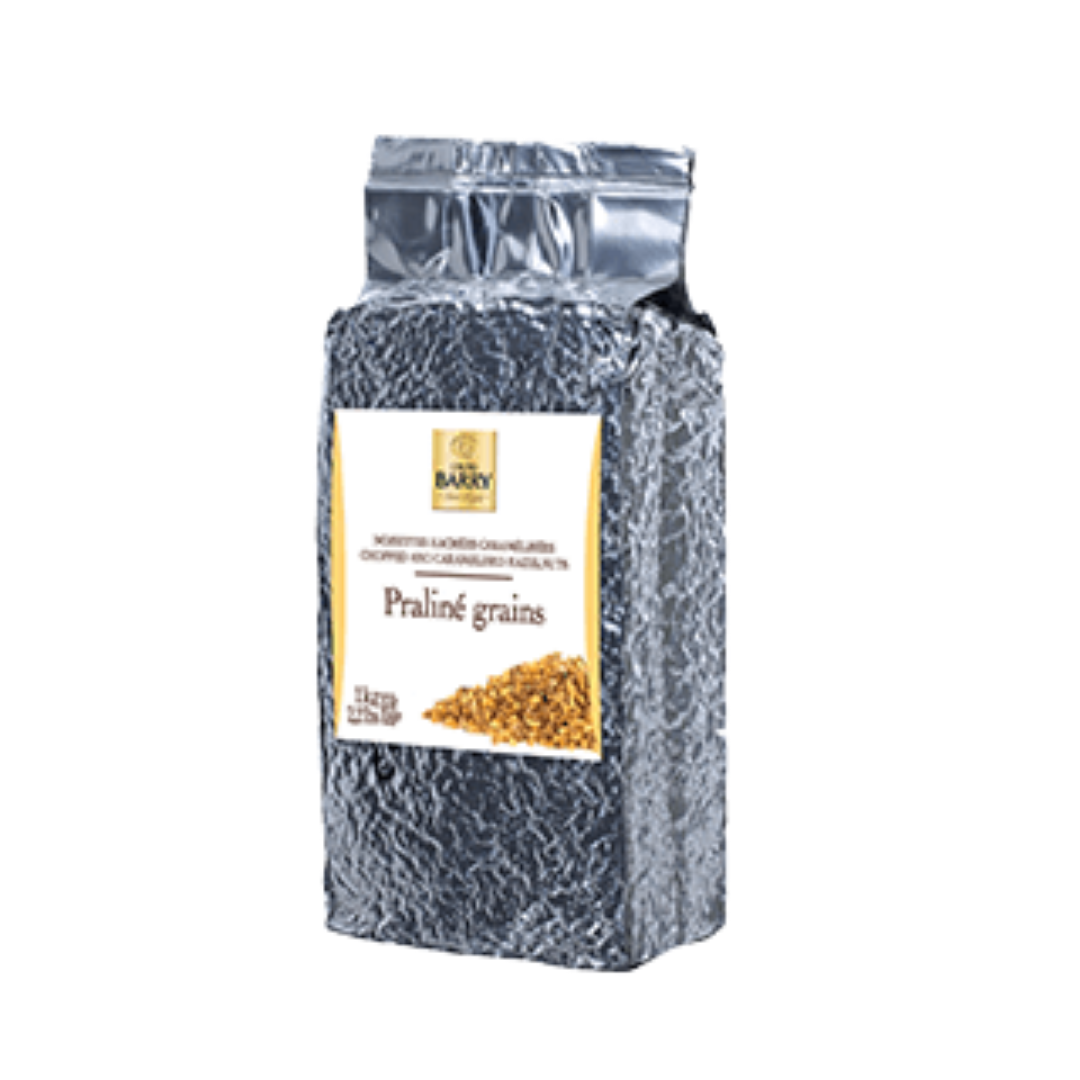 CARAMELISED HAZELNUT PRALINE GRAINS 1KG / CACAO BARRY NAN-CR (