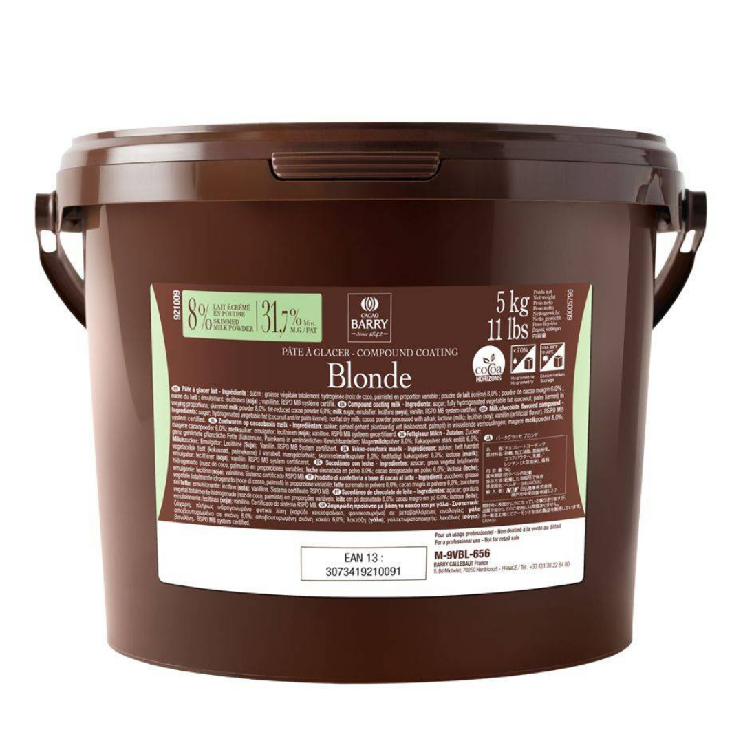MILK COMP COATING PATE A GLACER 5KG / CACAO BARRY M-9VBL-656 (