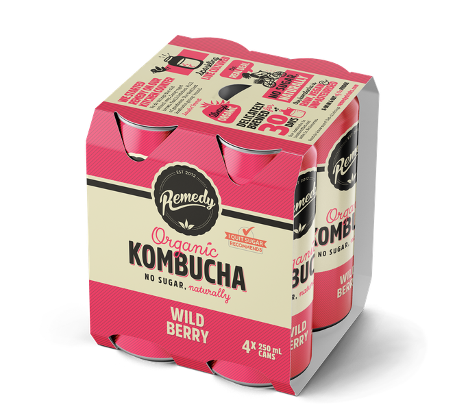 WILD BERRY KOMBUCHA 250ML (