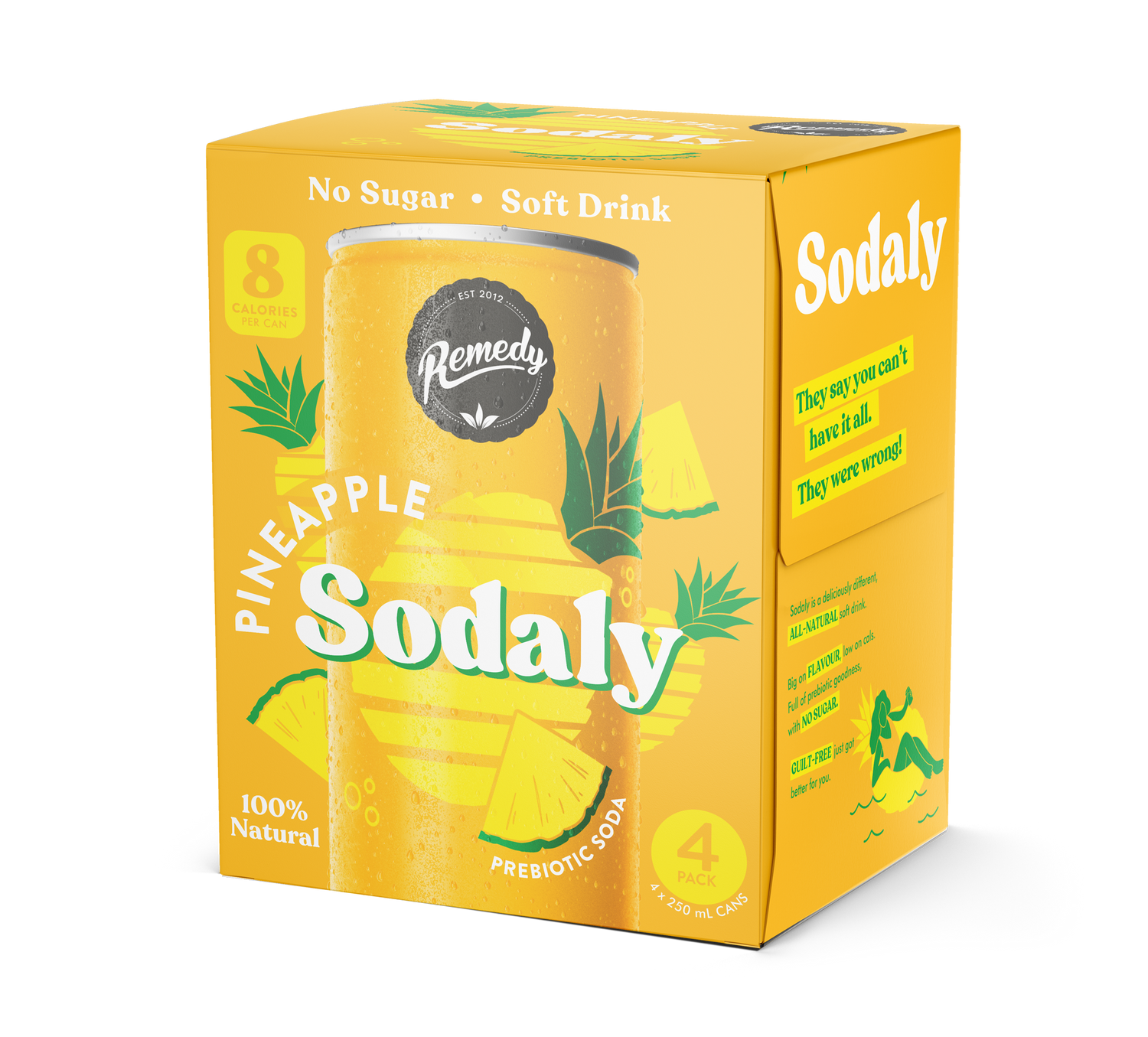 SODALY PINEAPPLE 250ML (