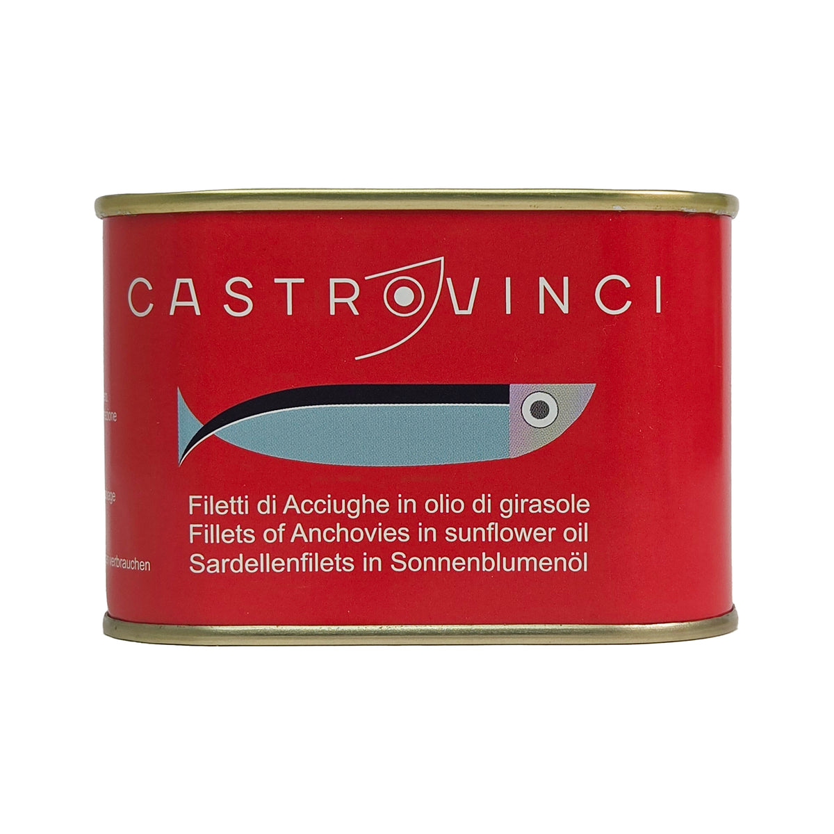 ANCHOVY FILLETS IN SUNFLOWER OIL 600G (