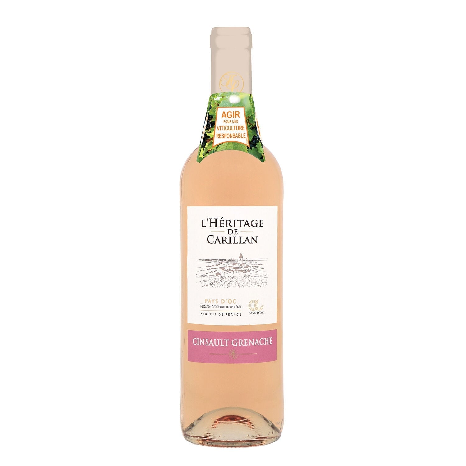 ROSE IGP OC CINSAULT GREN 75CL LHERITAG (
