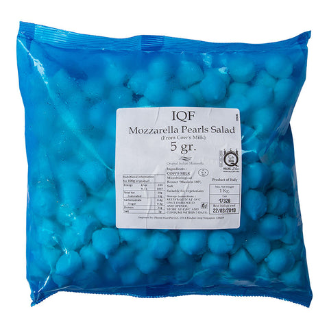 IQF 5G NGỌC TRAI MOZZARELLA PHÔ MAI 1KG (#58619)