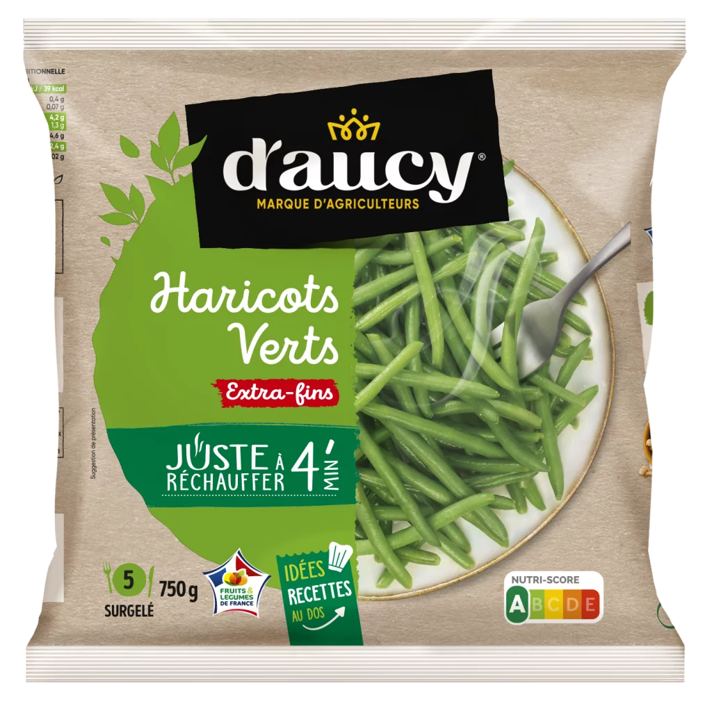 FROZEN VEGETABLES-FROZEN EXTRA FINE FRENCH BEANS 1KG DAUCY (
