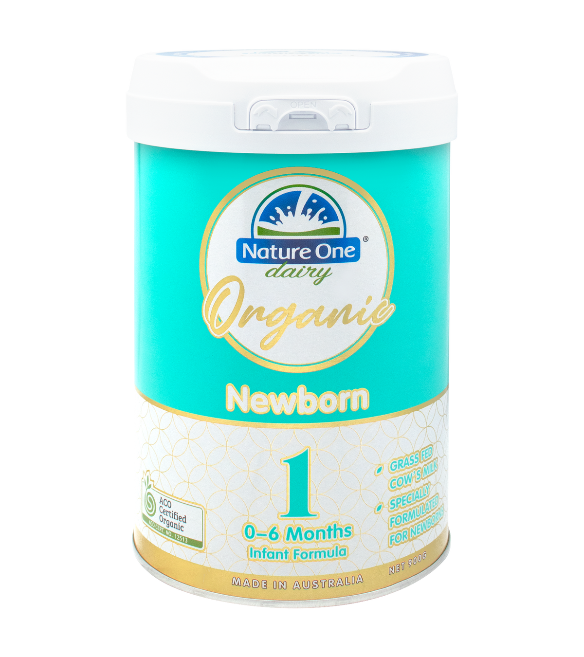 ORGANIC NEWBORN FORMULA STEP 1 900G (0-6 MONTHS) (