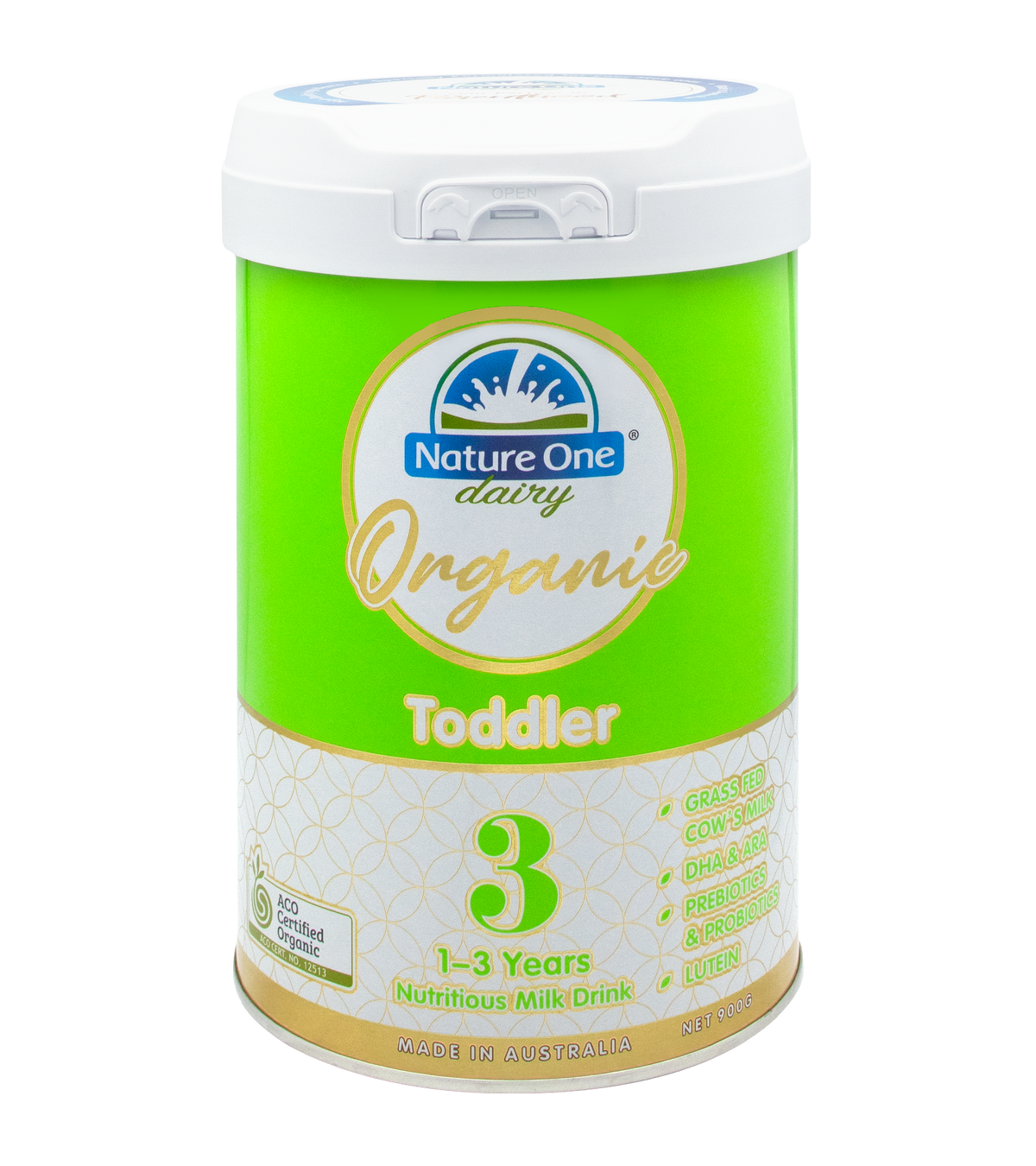 ORGANIC TODDLER NUTRITIOUS MILK DRINK STEP 3 900G (1-3 YEARS) (
