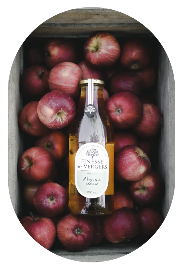 100% PURE CLEAR APPLE JUICE 1L (