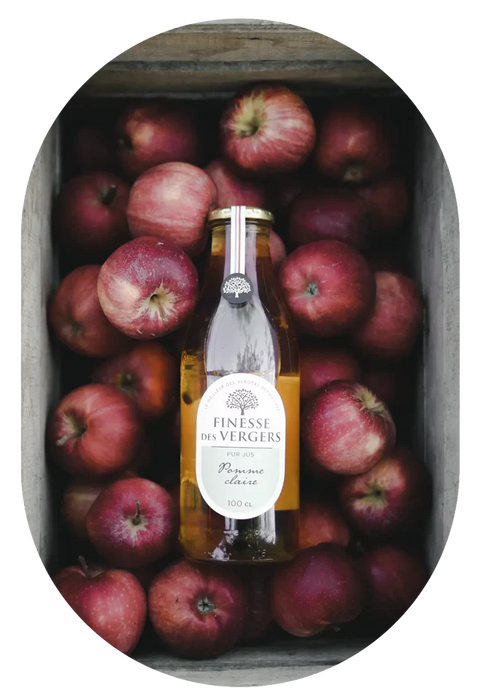 100% PURE CLEAR APPLE JUICE 1L (#128509)