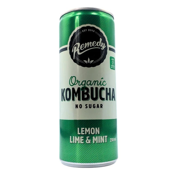 LEMON LIME MINT KOMBUCHA 250ML (